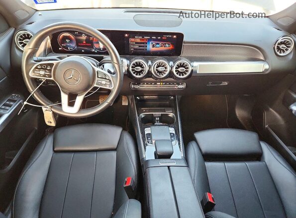 W1N4M4HB4LW058240 2020 MERCEDES-BENZ GLB-CLASS Black წინა პანელის ხედი