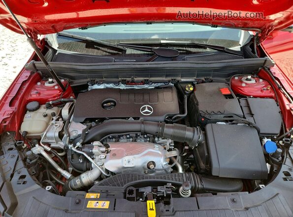 W1N4M4HB4NW240572 2022 MERCEDES-BENZ GLB-CLASS Red Շարժիչի բաժամունքի տեսք
