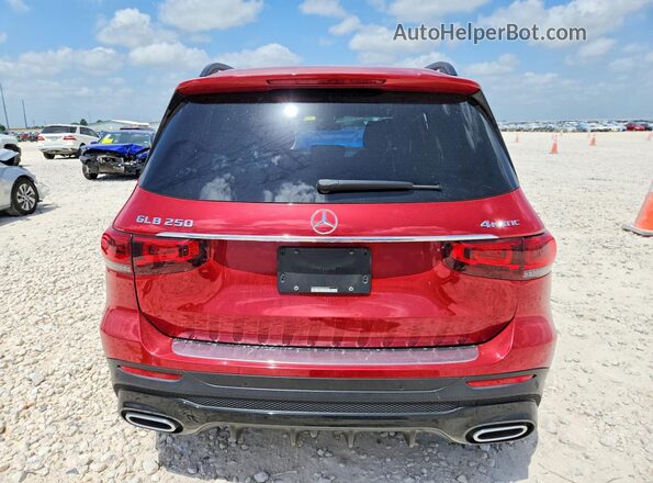 W1N4M4HB4NW240572 2022 MERCEDES-BENZ GLB-CLASS Red Հետևի տեսք