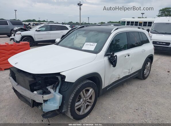 W1N4M4HB4PW261988 2023 MERCEDES-BENZ GLB-CLASS White Առջևի ձախ երեք քառորդ տեսարան
