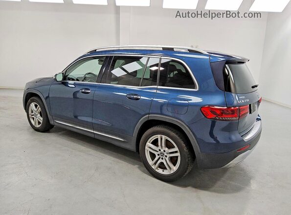 W1N4M4HB6LW041326 2020 MERCEDES-BENZ GLB-CLASS Blue Trasero izquierdo
