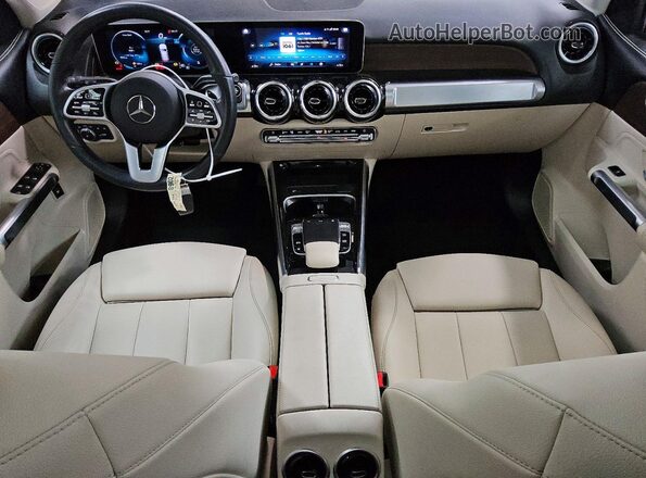 W1N4M4HB6LW041326 2020 MERCEDES-BENZ GLB-CLASS Blue Vista del salpicadero