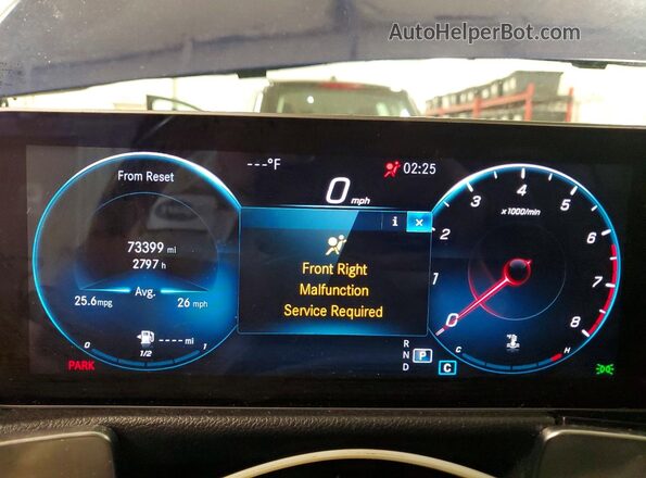 W1N4M4HB7LW044283 2020 MERCEDES-BENZ GLB-CLASS Blue Սարքավորումների վահանակի տեսք