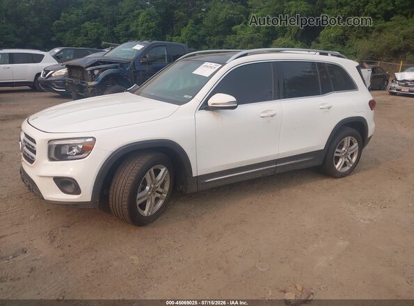 W1N4M4HB7LW045000 2020 MERCEDES-BENZ GLB-CLASS White Առջևի ձախ երեք քառորդ տեսարան