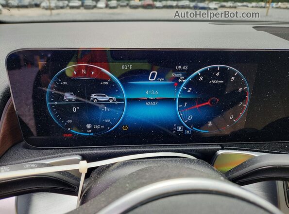 W1N4M4HB7PW260477 2023 MERCEDES-BENZ GLB-CLASS Black ხელსაწყოთა პანელის ხედი