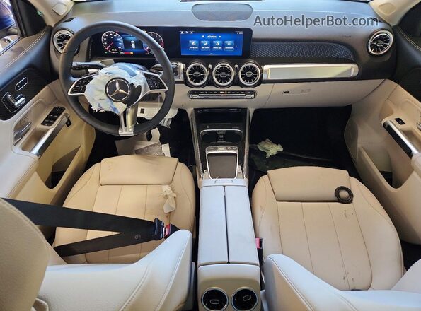 W1N4M4HB7SW435156 2025 MERCEDES-BENZ GLB-CLASS Blue წინა პანელის ხედი