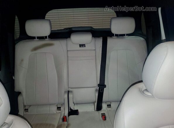 W1N4M4HB8LW027332 2020 MERCEDES-BENZ GLB-CLASS White უკანა სავარძლების ხედი