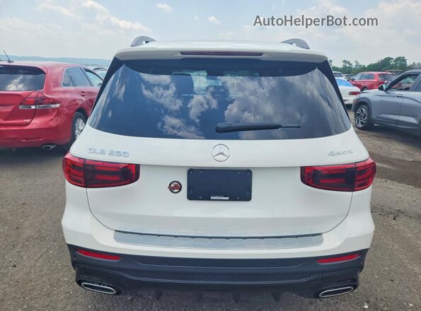 W1N4M4HB8SW400142 2025 MERCEDES-BENZ GLB-CLASS White Հետևի տեսք