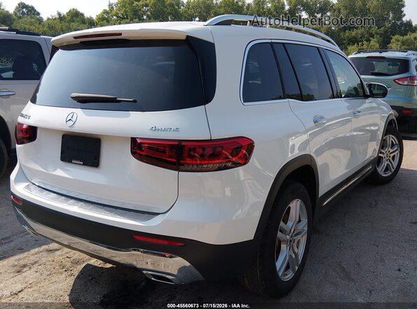 W1N4M4HBXNW181222 2022 MERCEDES-BENZ GLB-CLASS White Trasero derecho