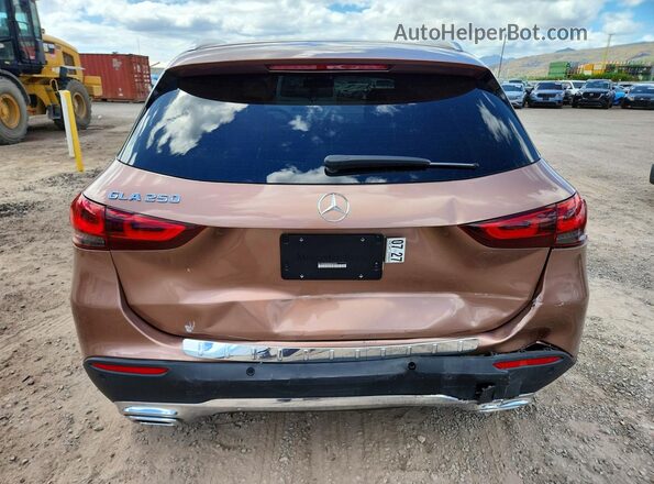W1N4N4GB2NJ403764 2022 MERCEDES-BENZ GLA Brown უკანა ხედი
