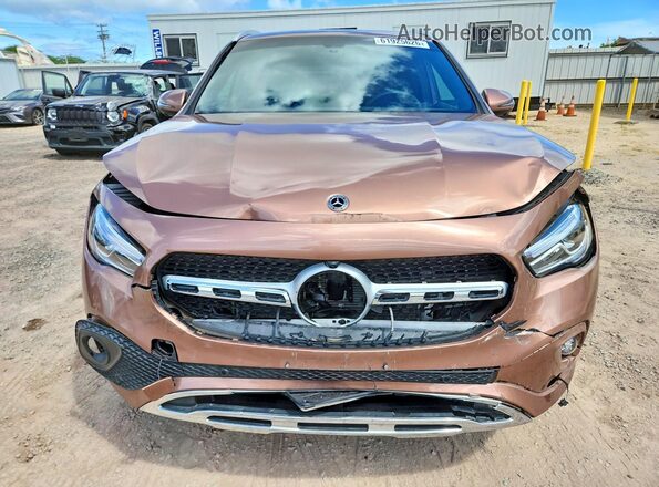 W1N4N4GB2NJ403764 2022 MERCEDES-BENZ GLA Brown წინა ხედი