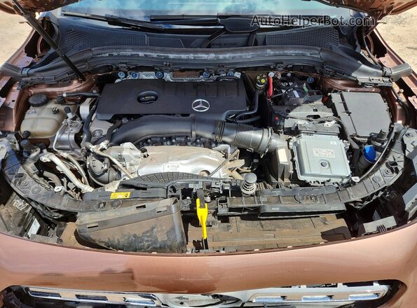 W1N4N4GB2NJ403764 2022 MERCEDES-BENZ GLA Brown ძრავის განყოფილების ხედი
