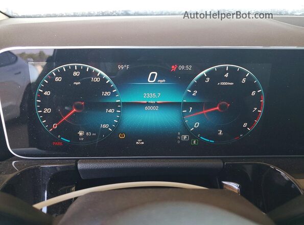 W1N4N4GB8MJ201719 2021 MERCEDES-BENZ GLA Blue Instrument cluster view
