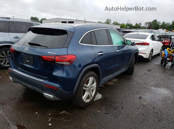 W1N4N4HB3MJ177943 2021 MERCEDES-BENZ GLA Blue Rear right
