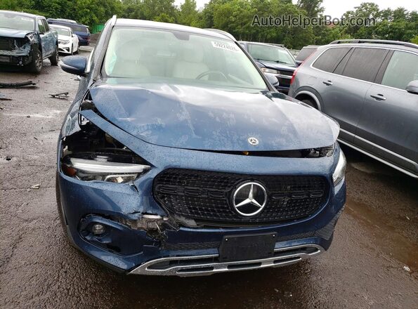 W1N4N4HB3MJ177943 2021 MERCEDES-BENZ GLA Blue Front view