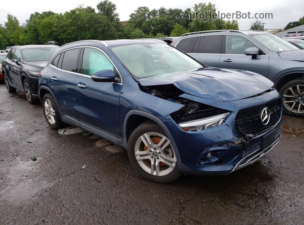 W1N4N4HB3MJ177943 2021 MERCEDES-BENZ GLA Blue Front right
