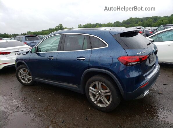 W1N4N4HB3MJ177943 2021 MERCEDES-BENZ GLA Blue Rear left