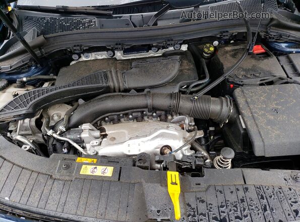 W1N4N4HB3MJ177943 2021 MERCEDES-BENZ GLA Blue Engine compartment view