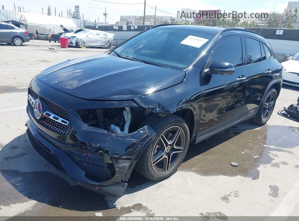 W1N4N4HB3PJ444583 2023 MERCEDES-BENZ GLA 250 Black წინა მარცხენა ხედი სამი მეოთხედიდან
