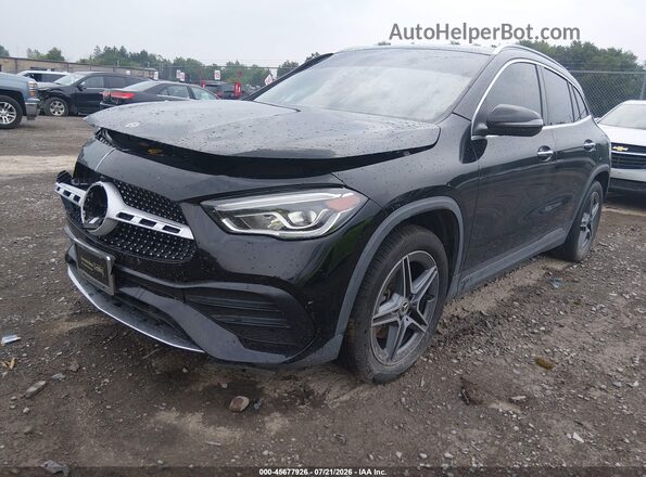 W1N4N4HB4NJ382107 2022 MERCEDES-BENZ GLA 250 Black Przód lewy