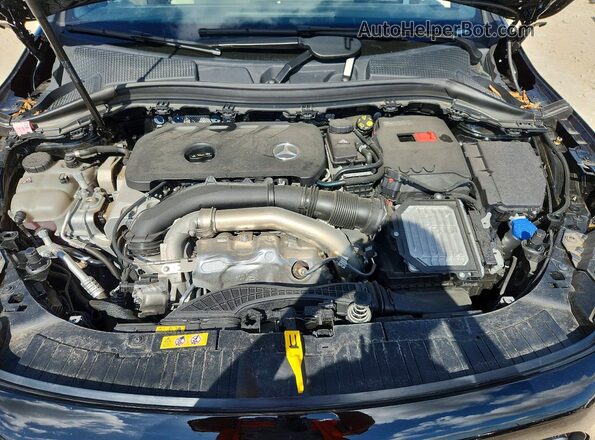 W1N4N4HB5SJ695128 2025 MERCEDES-BENZ GLA Black Engine compartment view