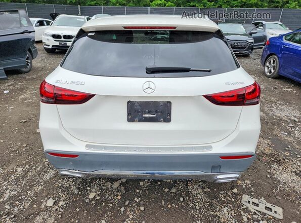 W1N4N4HB8NJ343682 2022 MERCEDES-BENZ GLA White უკანა ხედი