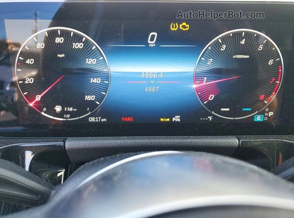 W1N4N4HBXTJ756474 2026 MERCEDES-BENZ GLA Black Vista del cuadro de instrumentos