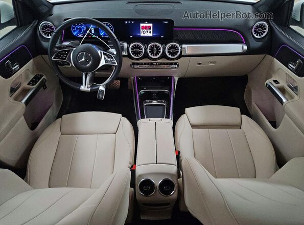 W1N9M0CB2RN091189 2024 MERCEDES-BENZ EQB White Առջևի վահանակի տեսք