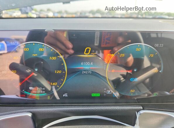 W1N9M0CB4PN052679 2023 MERCEDES-BENZ EQB Black Vista del cuadro de instrumentos