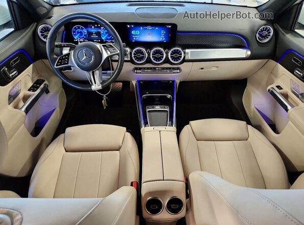 W1N9M0KB1SN112864 2025 MERCEDES-BENZ EQB White Widok deski rozdzielczej