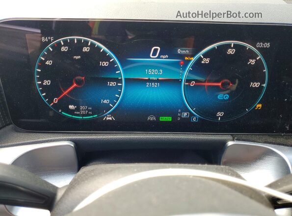 W1N9M0KB2PN069644 2023 MERCEDES-BENZ EQB Gray Widok zestawu wskaźników