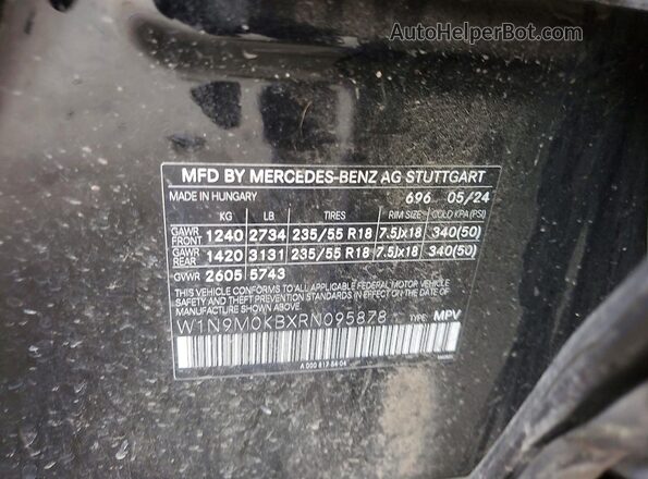 W1N9M0KBXRN095878 2024 MERCEDES-BENZ EQB Black Շարժիչի բաժամունքի տեսք