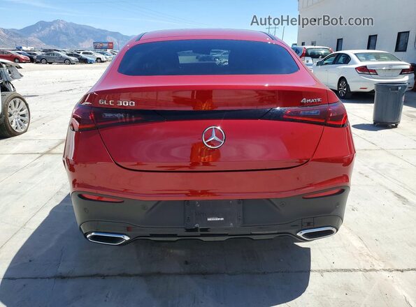 W1NKJ4HB2RF088622 2024 MERCEDES-BENZ GLC-CLASS Red Вид ззаду