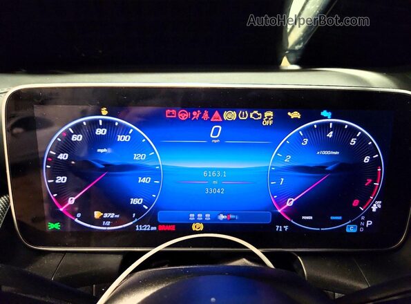 W1NKM4HB0SF268419 2025 MERCEDES-BENZ GLC-CLASS Gray Вид щитка приладів