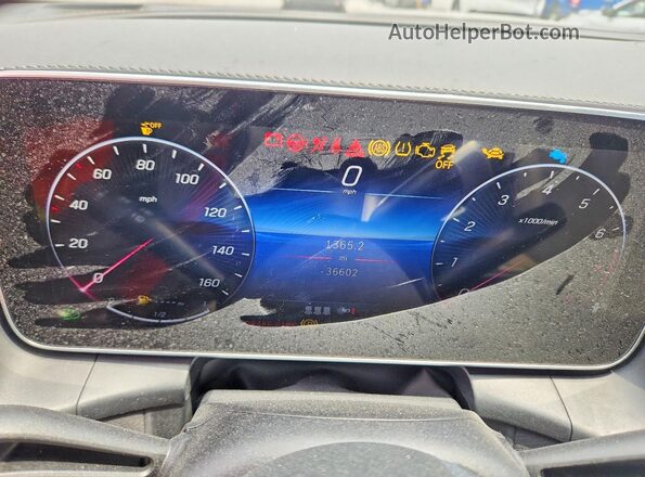 W1NKM4HB4PF056372 2023 MERCEDES-BENZ GLC-CLASS Gray Вид щитка приладів