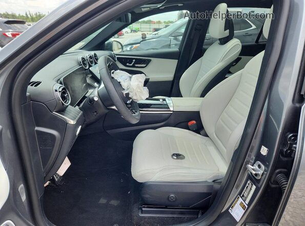 W1NKM4HB4PF056372 2023 MERCEDES-BENZ GLC-CLASS Gray Вид салону спереду