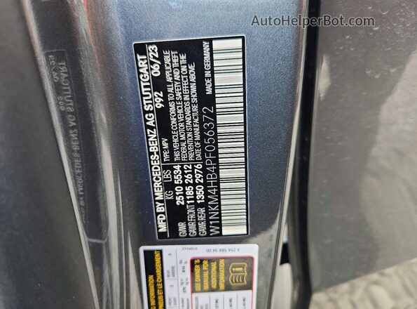 W1NKM4HB4PF056372 2023 MERCEDES-BENZ GLC-CLASS Gray Вид підкапотного простору