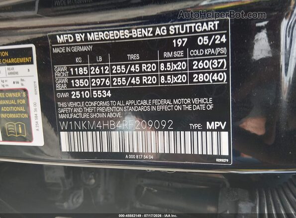W1NKM4HB4RF209092 2024 MERCEDES-BENZ GLC 300 Black Widok komory silnika