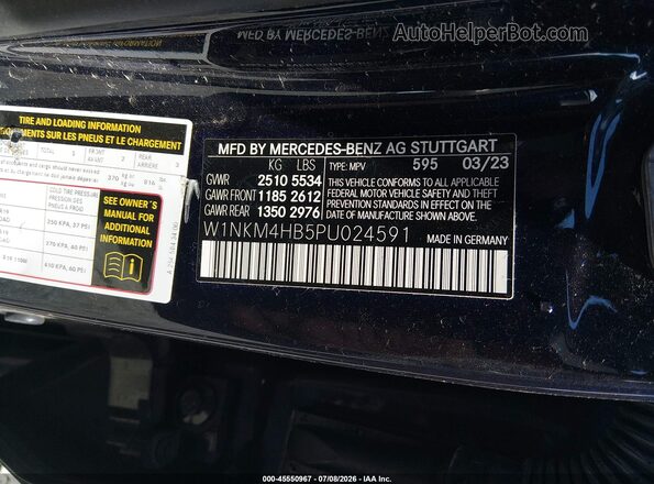 W1NKM4HB5PU024591 2023 MERCEDES-BENZ GLC 300 Light Blue ძრავის განყოფილების ხედი