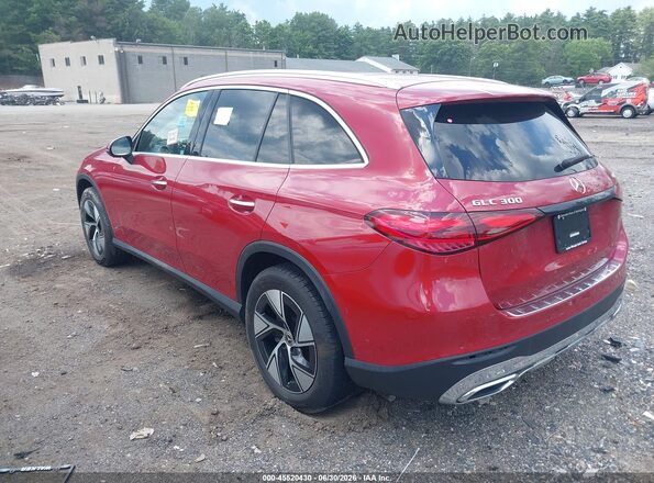 W1NKM4HB5RF193047 2024 MERCEDES-BENZ GLC 300 Красный Задняя левая четверть