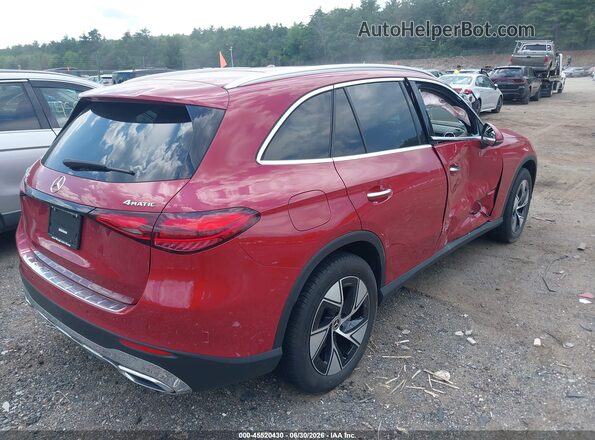W1NKM4HB5RF193047 2024 MERCEDES-BENZ GLC 300 Красный Задняя правая четверть