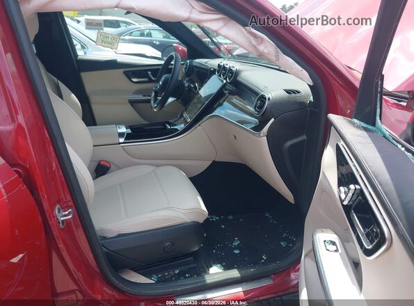 W1NKM4HB5RF193047 2024 MERCEDES-BENZ GLC 300 Красный Вид салона спереди