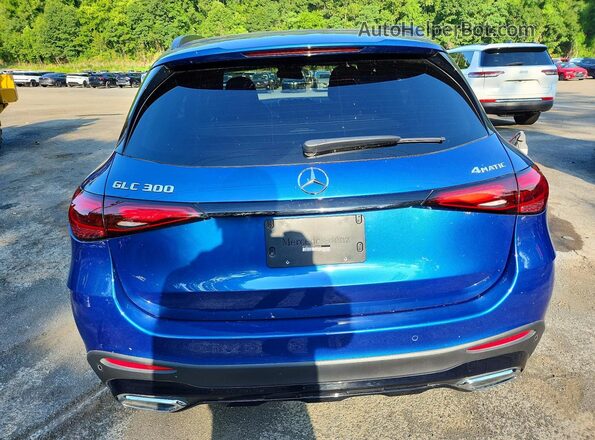 W1NKM4HBXPF026499 2023 MERCEDES-BENZ GLC-CLASS Blue Widok z tyłu