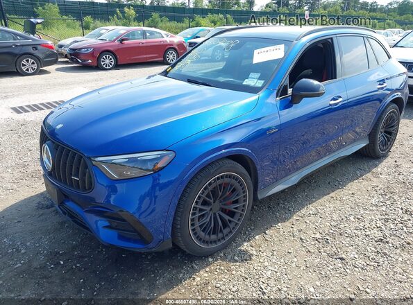 W1NKM8HB5RF138170 2024 MERCEDES-BENZ AMG GLC 43 Синий Передняя левая четверть