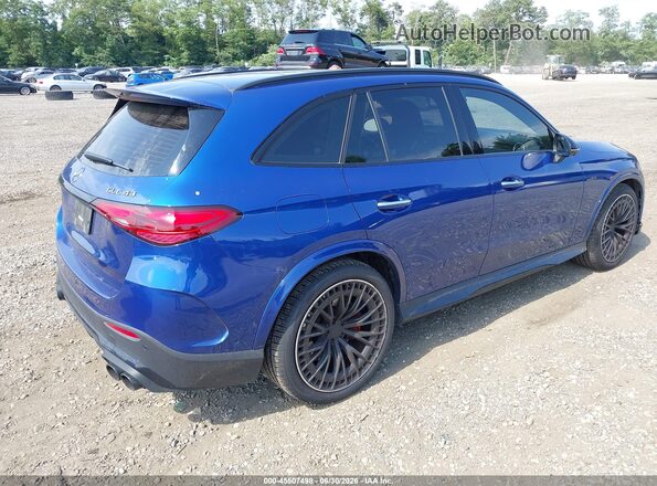 W1NKM8HB5RF138170 2024 MERCEDES-BENZ AMG GLC 43 Синий Задняя правая четверть