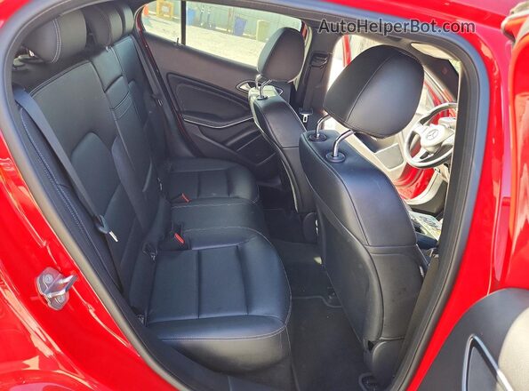 W1NTG4EB4LU029369 2020 MERCEDES-BENZ GLA Red Rear seats view