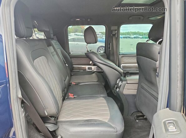 W1NYC7HJ9LX340770 2020 MERCEDES-BENZ G-CLASS Blue უკანა სალონის ხედი