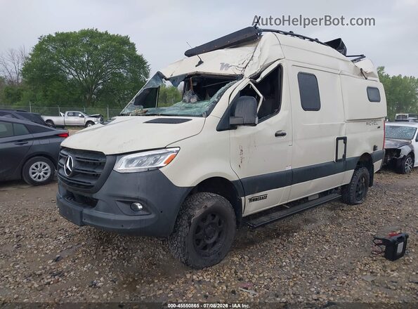 W1W4EBVY7MP419591 2021 MERCEDES-BENZ SPRINTER Кремовый Передняя левая четверть
