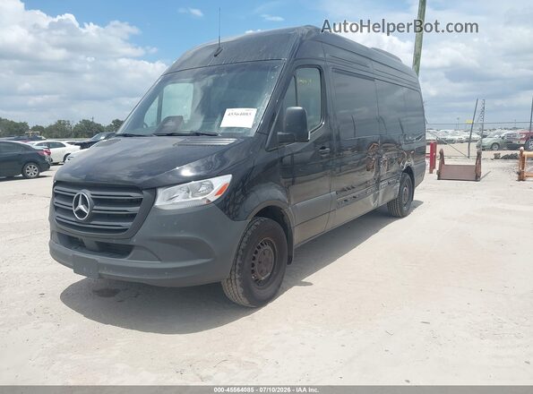 W1Z4KGHY0ST217006 2025 MERCEDES-BENZ SPRINTER Black Առջևի ձախ երեք քառորդ տեսարան