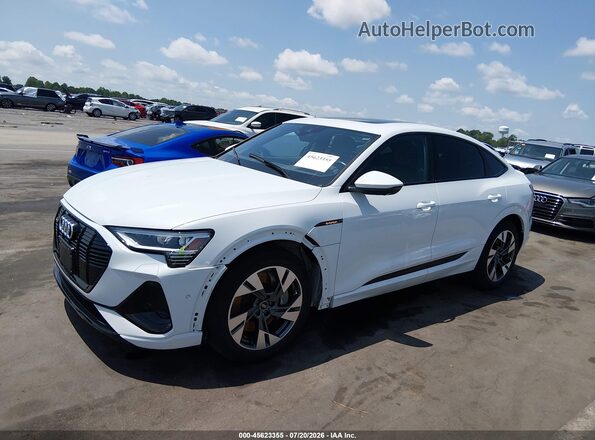 WA11AAGEXNB013059 2022 AUDI E-TRON White Vista tres cuartos delantera izquierda